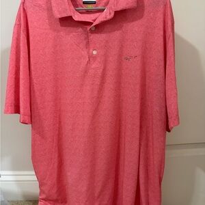 Men's Pink/Red Polo Shirt